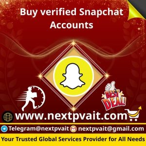 Buy verified Snapchat Accounts